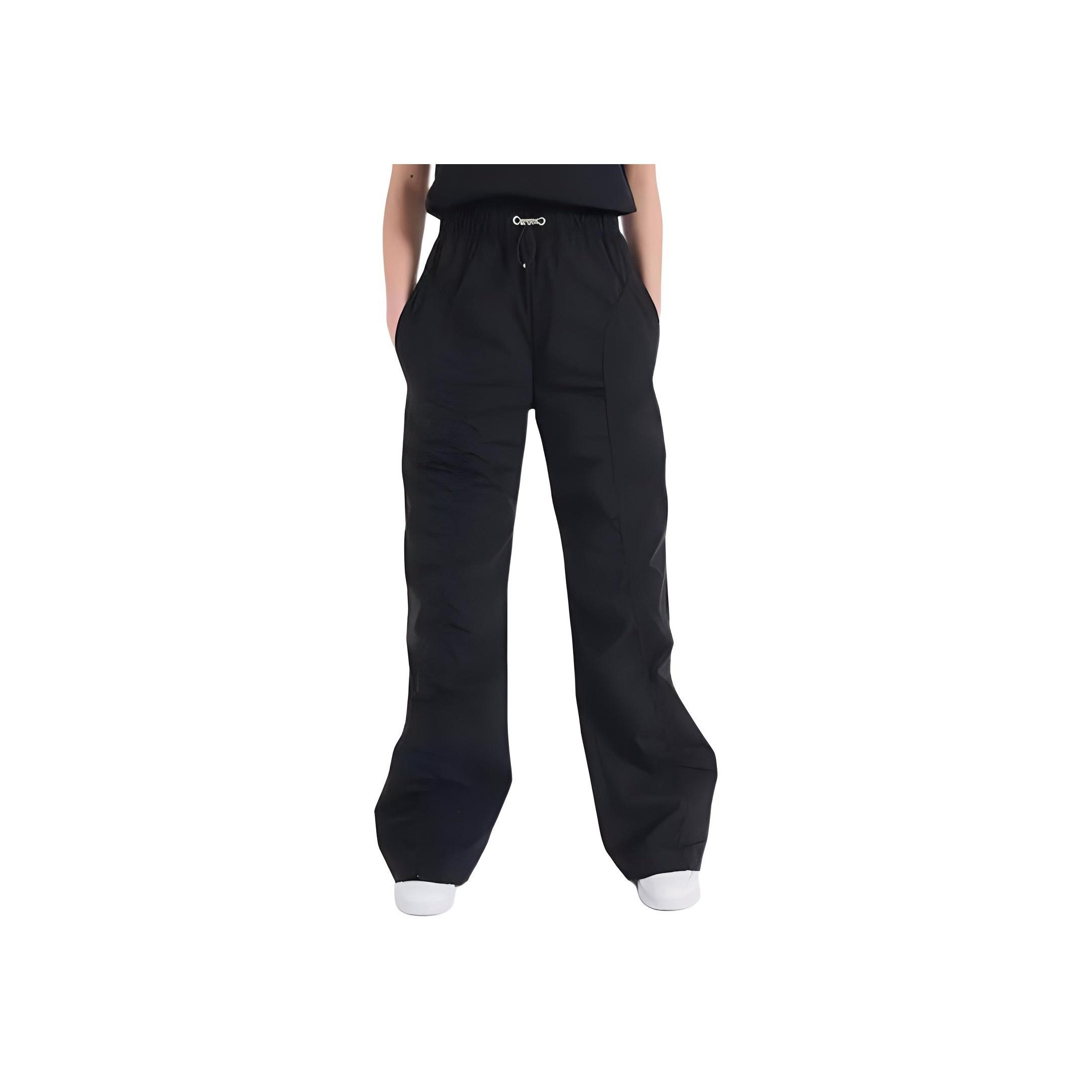 Nike Solid Color Mid-Rise Drawstring Loose Casual Pants Women bottoms Black DV8218-010 XS