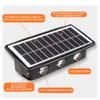 6LED Solar Wall Light Outdoor Garden Decoration Wall Lamp High Brightness Up And Down Luminous Lighting Outdoor Solar LED Lamp