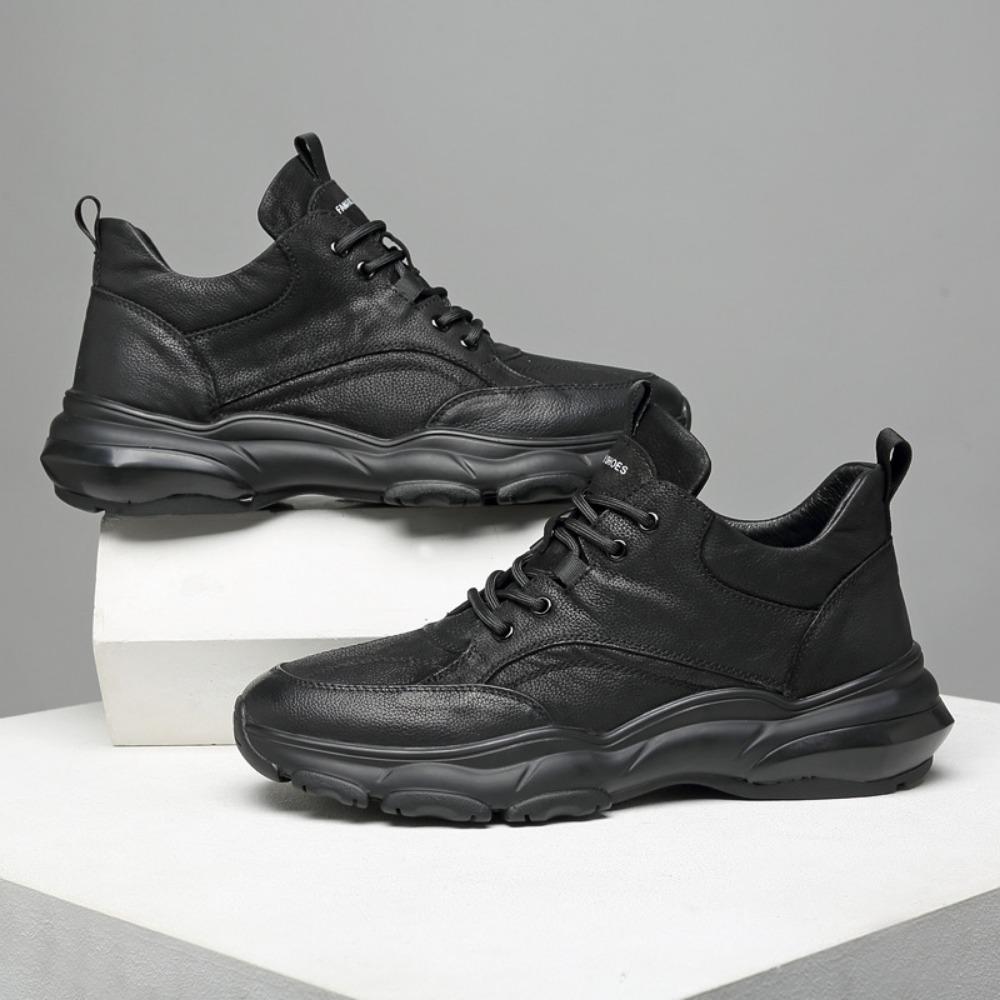 Men Casual Shoes Winter Plush Insulation Genuine Leather Leather Sports and Leisure Shoes Luxury Sneakers Zapatos Para Hombre