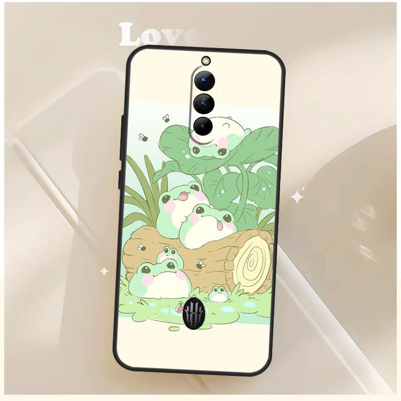 

Милый Кавайный Чехол-Лягушка Для ZTE Nubia Red Magic 6 7 6S 7S 8S 9S 10S Pro Для RedMagic 10 8 9 11 Pro Plus Чехол RedMagic 8S Pro Plus