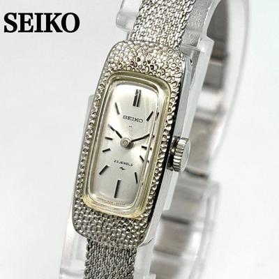 Used Working Item SEIKO Ladies Hand-winding Watch Vintage 23 Jewels Bracelet