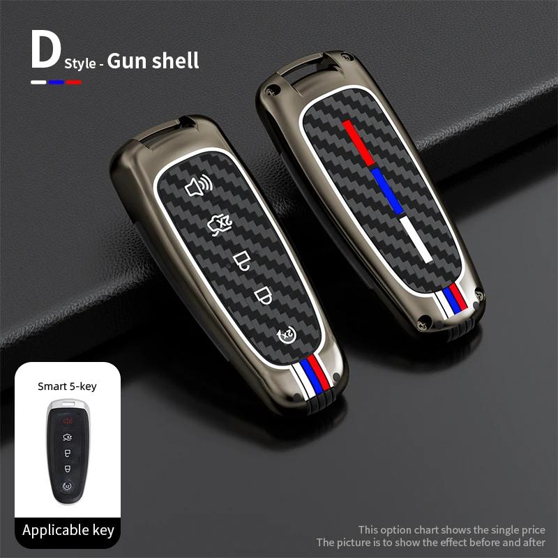 Car Key Case for Lincoln MKS MKT MKX MKZ Navigator Car Key Shell Cover Fob For Ford Escape Focus Taurus Flex Edge Explorer