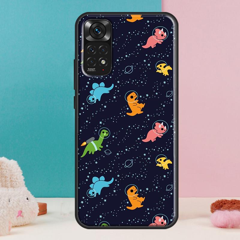 Cute Dinosaur Baby Case For Xiaomi Redmi Note 14 12 11 9 10 13 Pro 9S 10S 11S 12S Redmi 13C 10C 12C 14C Cover