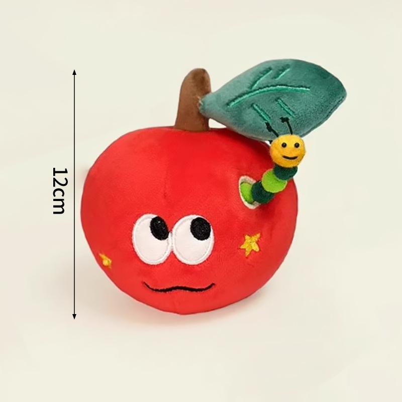 Peluche Sorpresa Ciondolo Mela Rossa Con Buchi di Insetti Proposta Nascondi l'Anello Regalo Sorpresa San Valentino Inviare alla Fidanzata Piccoli Regali