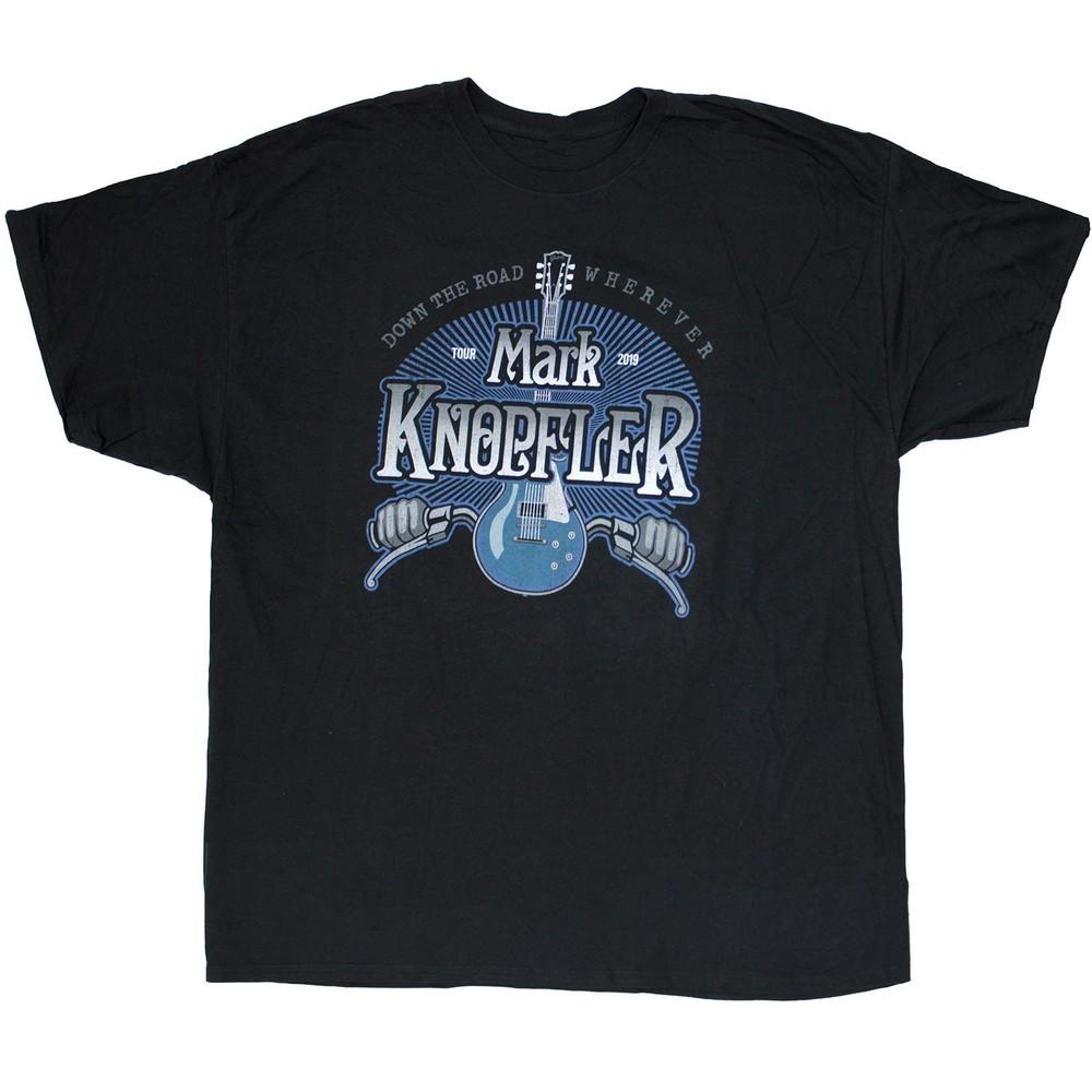 

Men s Mark Knopfler Down The Road Wherever Tour 2019 T-shirt black M