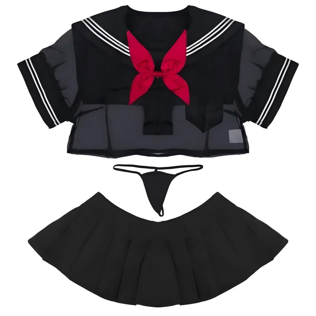 Women's Sexy Outfit White Nurse Uniform Maid Dress Roleplay Costumes Girls Sexy Lingerie Lace Nursing Dress with Thong Skirt