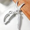 Multipurpose Kitchen Scissors Stainless Steel Scissors for Meat Vegetables,scrape Fish Scales Scissors Powerful Chicken Scissors