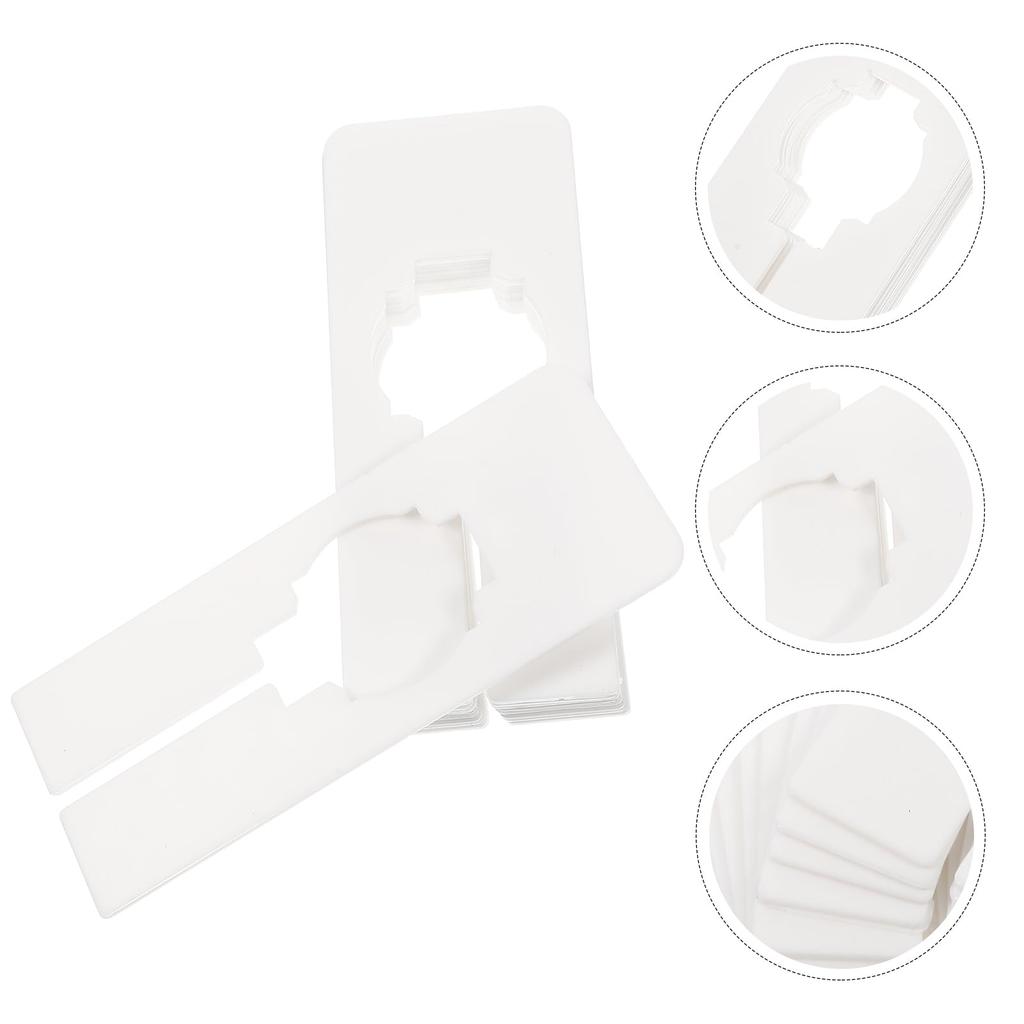 Lurrose Clothes Hanger Set of with Clothing Size Plastic Dividers for Clothes 5x2 Inches Dividers, 10, Tags, Storage,