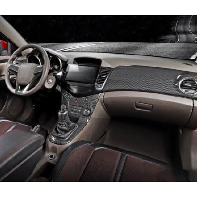 For Chevrolet Cruze 2010-2016 Cover Trim Carbon Fiber Inner Door Handle Bowl Cup