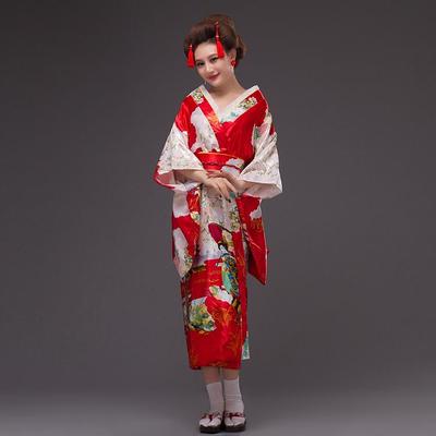 Vintage Japanisches Kimono-Kostüm für Fotografie und Bühnenauftritt