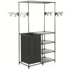 Clothes Rack Steel and Non-Woven Fabric 87x44x158 Cm
