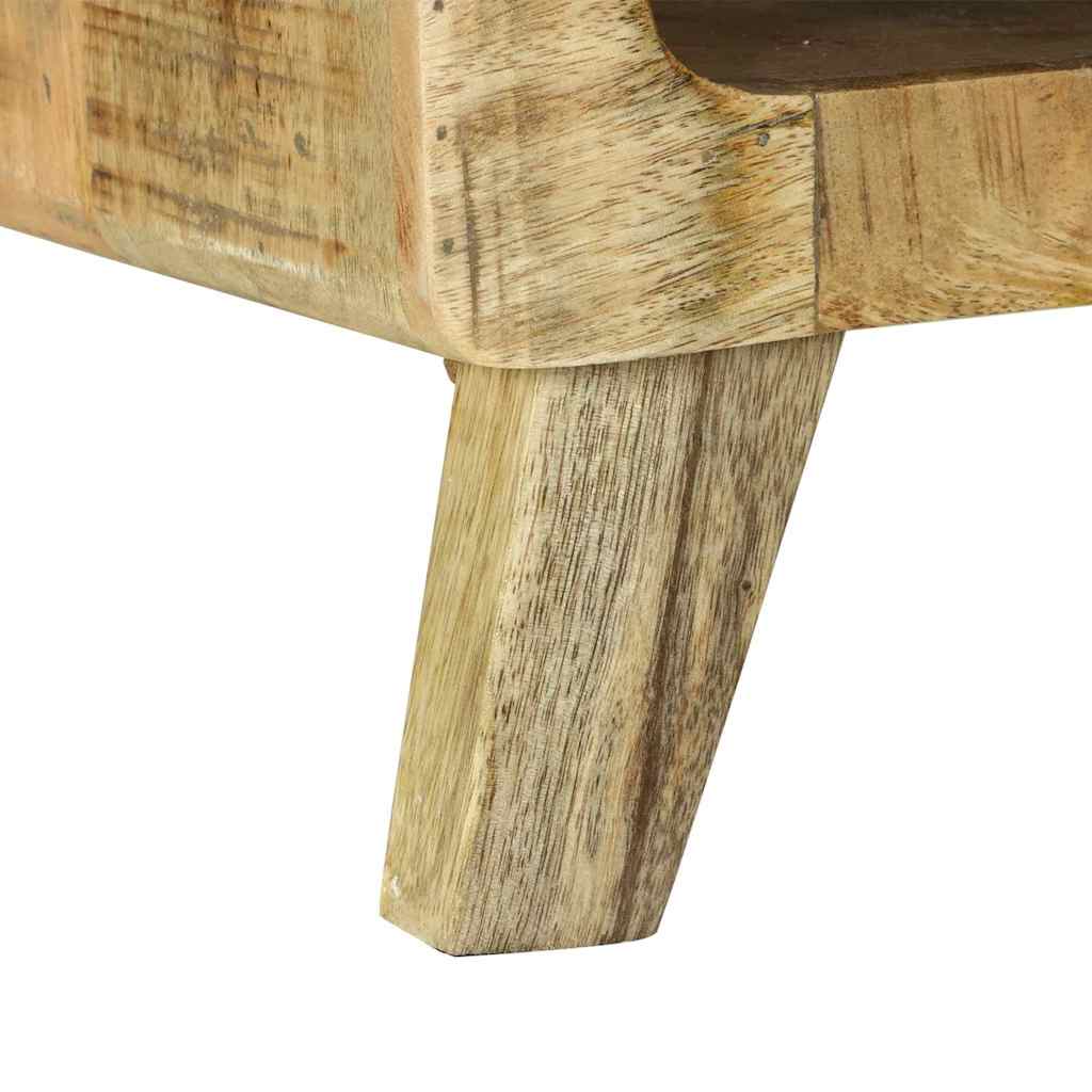 Coffee Table Brown 90 X 50 X 35 Cm Solid Mango Wood