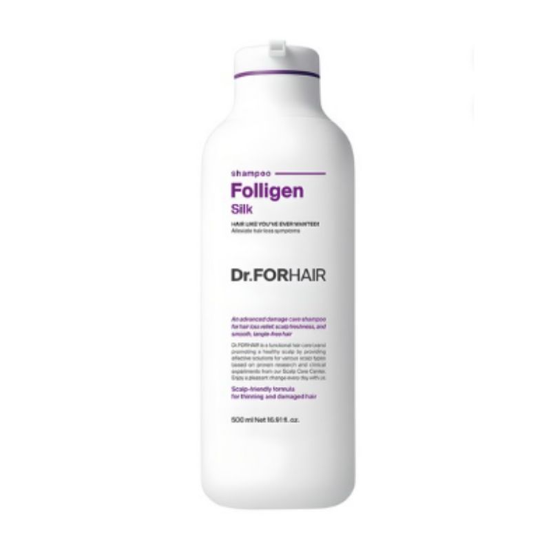 Dr.FORHAIR Folligen Silk Anti-Hair Loss Damage Care Shampoo 500ml