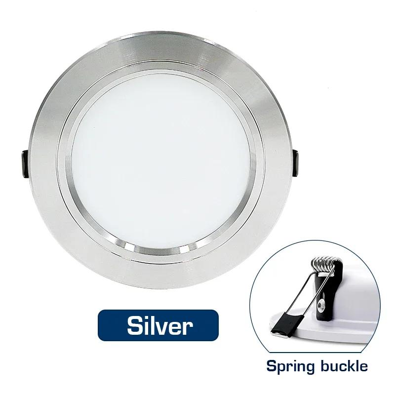 

Светодиодный потолочный светильник переменного тока, 110 В, 220 В, встраиваемый потолочный светильник, постоянный ток, 12 В, 24 В, 5 Вт, 9 Вт, 12 Вт, 15 Вт, 18 Вт, ультратонкий холодный белый/теплый белый светодиодный прожектор AC220V 9W&Cold White