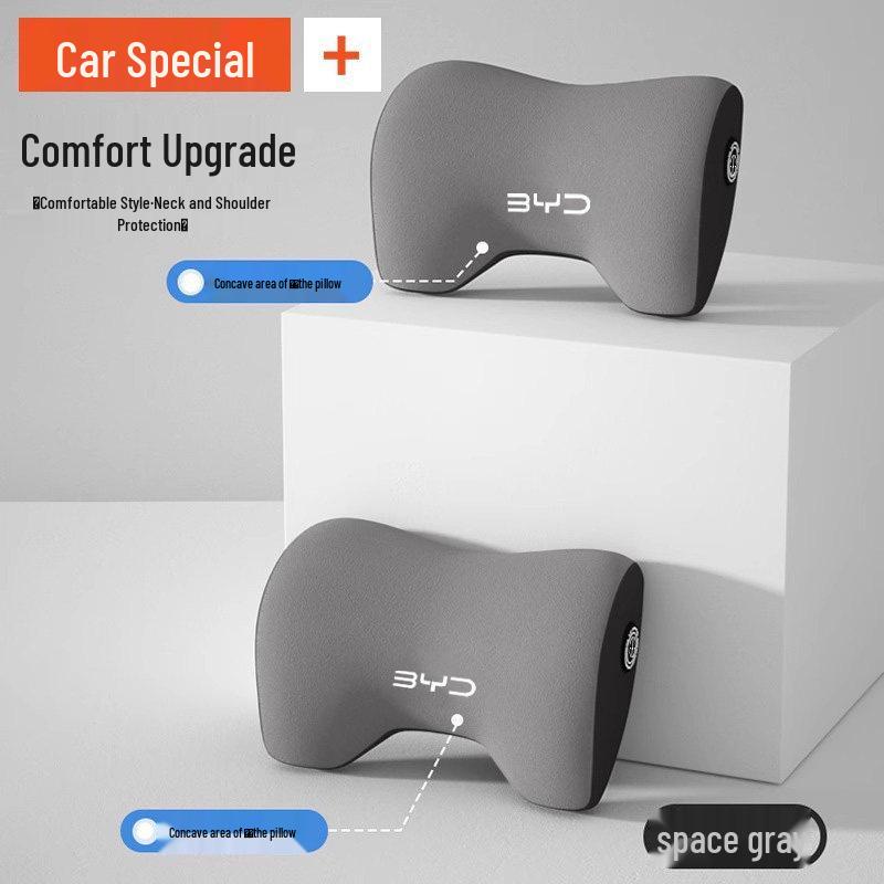 BYD Car Neck & Lumbar Support Cushion for Qinplus/Songpro/Seagull/Haipei Hui