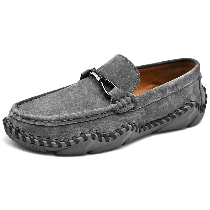 Fashion Loafers Shoes Men 2025 Spring Clasicc Comfy Man Flat Moccasin Fashion Shoes Men Slip-on Boat Shoes For Men Casual Shoes