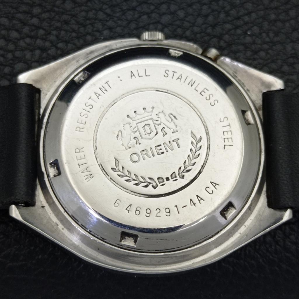 VINTAGE ORIENT CRYSTAL AUTOMATIC 46941 JAPAN MENS ORIGINAL DIAL WATCH A700722-5 R204-a700722
