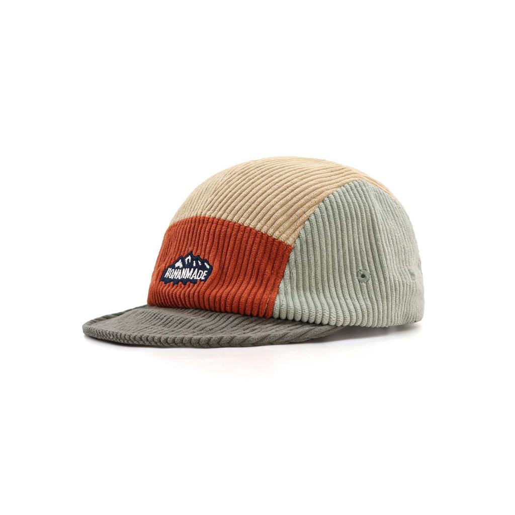 Women's Soft Textured Corduroy Colorblock 5-Panel Short Brim Baseball Cap Adjustable Strap Comfort Fit Casual Sports Outdoor