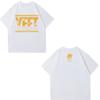 New Summer Plus Size Print Short Sleeve T-shirt for Male Lead Contestant Jey Uso Jeuso YEET Yellow Cotton Trendy T-shirt