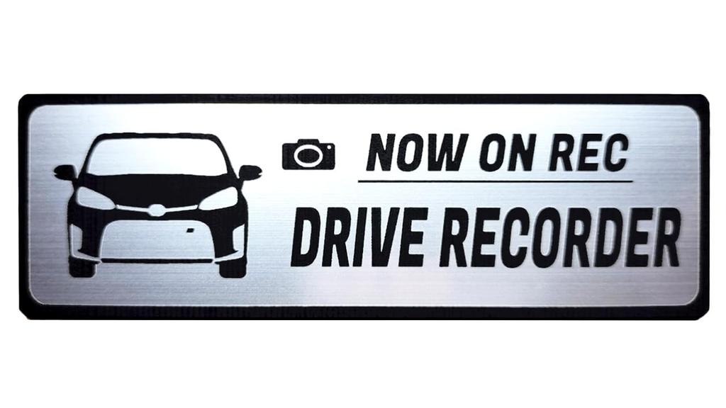 Honami Works AQUA GR SPORT MXPK10 Dash Cam Emblem Sticker for Vehicles Equipped with a Dash Cam