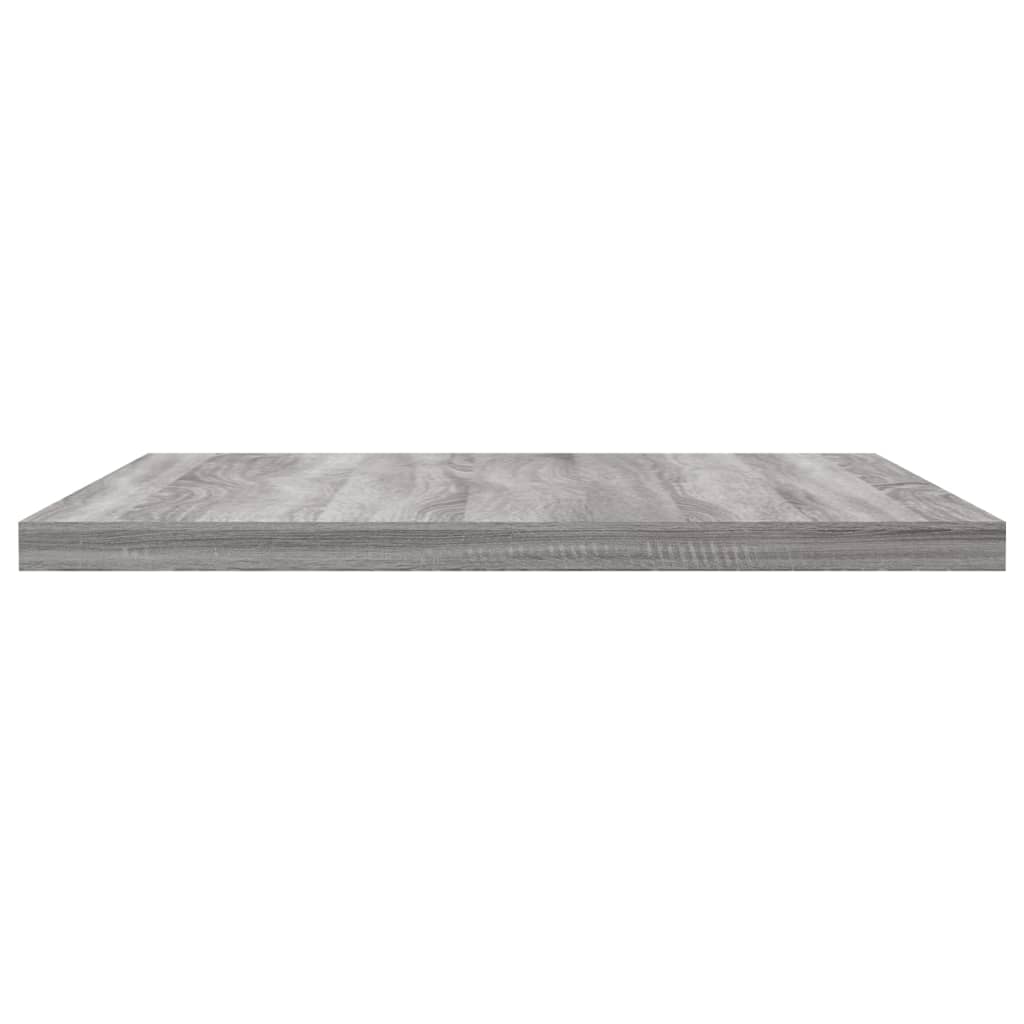 Wall Shelves 4 Pcs Grey Sonoma 40 X 30 X 1.5 Cm Particleboard