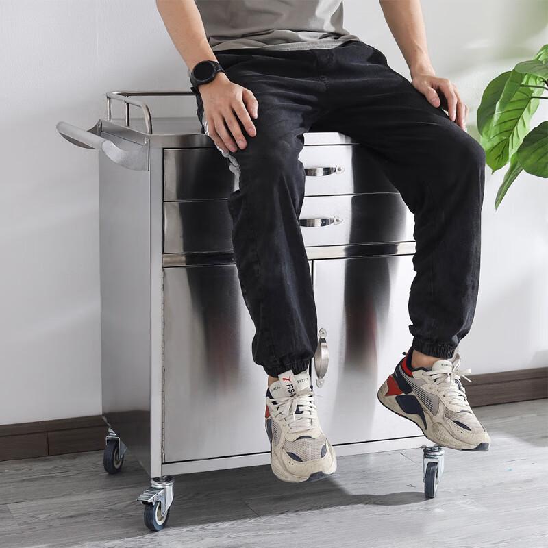 304 Stainless Steel Anesthesia & Emergency Cart