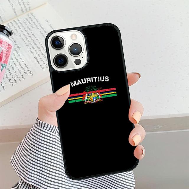 Mauritius Flag Phone Case For iPhone 17 Air 15 16 13 14 Pro Max 11 12 14 Pro Max Plus 13 12 Cover coque Fundas Shell