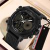 Men's Sport Dual Display LED Electronic Digital Quartz Watch Waterproof LED Stopwatch