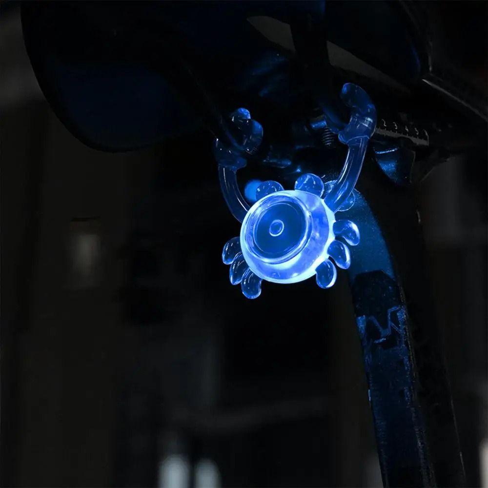 Waterproof LED Bike Rear Light High Brightness Bike Safety Warning Light  Riding Supplies