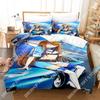 Anime Steins Gate Bedding Set Single Twin Full Queen King Size Bed Set Aldult Kid Bedroom 3D Anime Bed Sheet Set