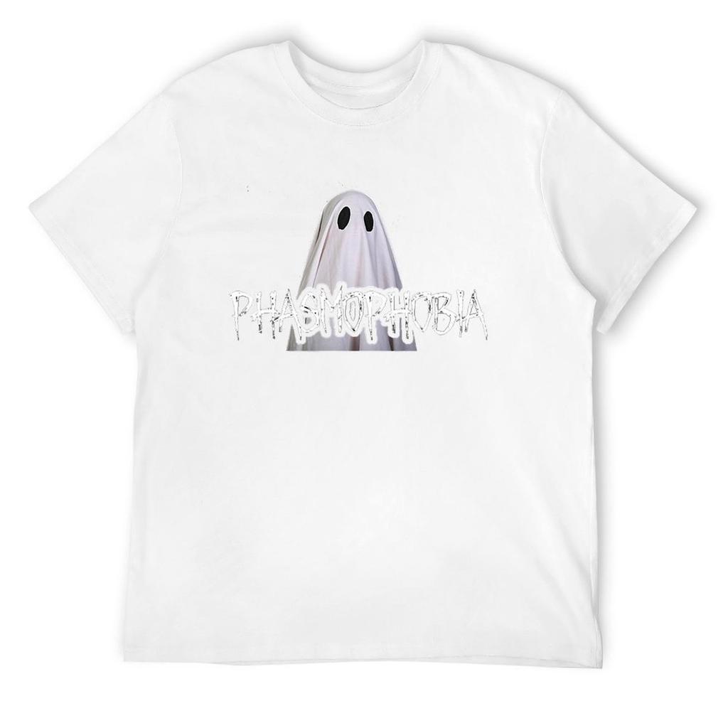Phasmophobia Gamer T-Shirt Plus Size Tops Graphics Designer Shirts Oversized Graphic Tee Clothing for Men