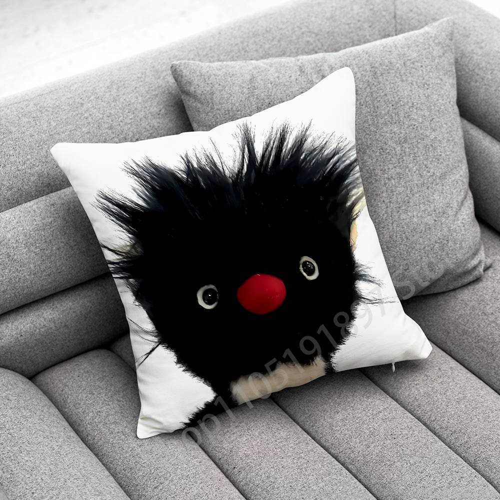 Penguin P-Pingu Funny Throw Pillow Case For 50X50Cm 40X40Cm 55X55Cm 45X45Cm 30X30Cm Square Bedroom Pillowcase Cover