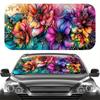 1Pcs T-Rex Dinosaur Pattern Windshield Sunshade UV Rays Heat Blocker Keeps Vehicle Cool Unique Design Fit Sedans SUVs Trucks