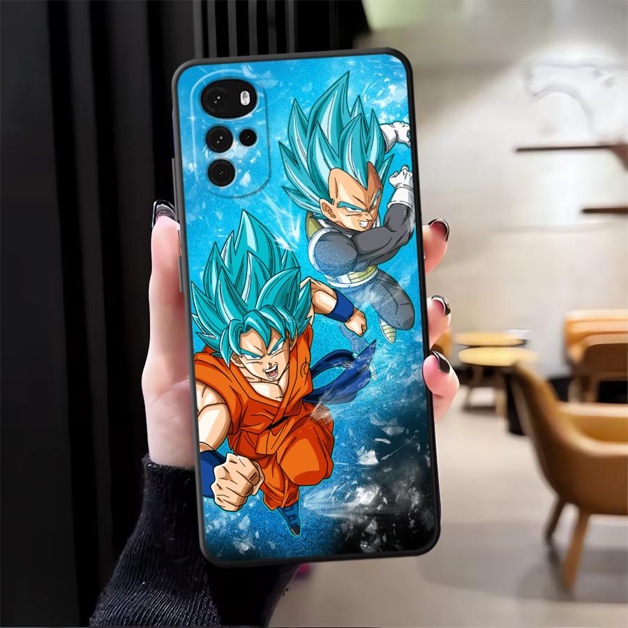Case for Motorola Moto G51 G73 G53 G30 G22 Edge40 G71 G52 Edge 20 Pro 30 Lite G32 G50 G60s Phone Cover Dragon Ball Anime