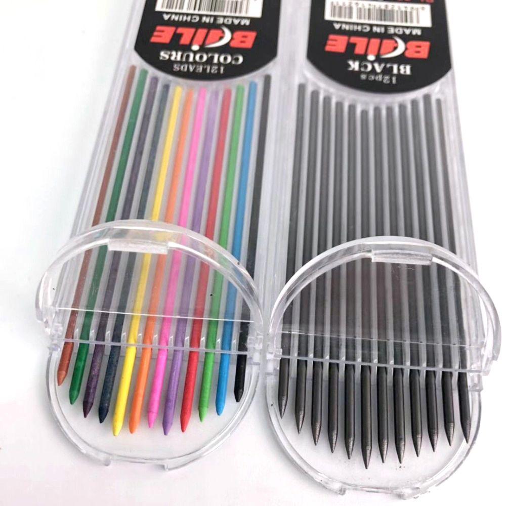 Office School Drawing Pencil Lead 2B Automatic Pencils Stationery Supplies Mechanical Pencil