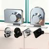 2pcs Modern Zincs Alloys Glass Door Lock Easy Installation for Display Cabinets Enhancing Security and Aesthetic Appeal in Various Spaces