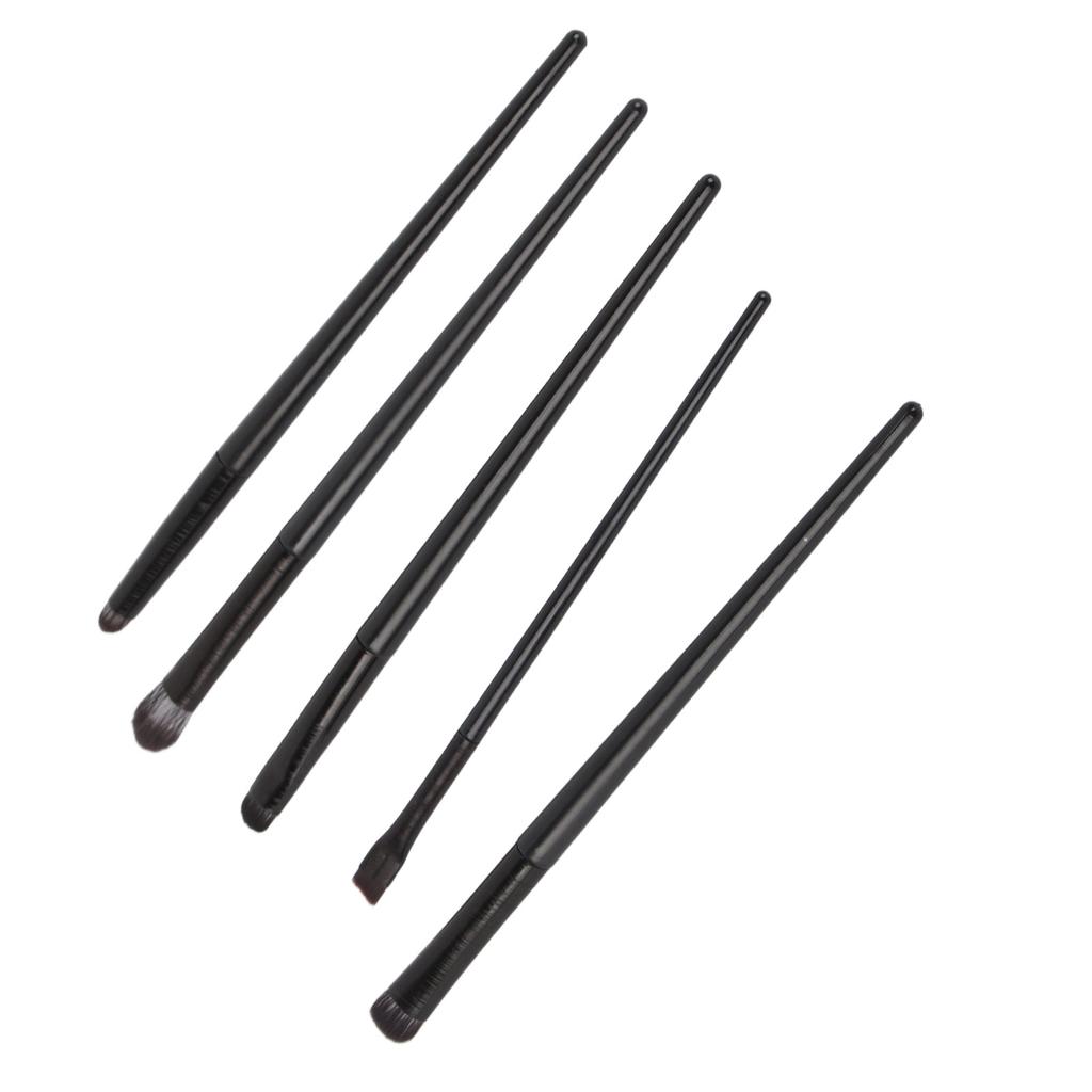 5pcs Eyeliner Smudge Makeup Brush Professional Soft Eye Cosmetic Angled Brush Kit for Home