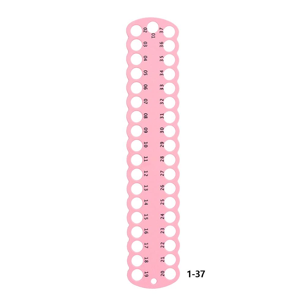 3pcs Embroidery Floss Organizer PC 37-Hole Cross Stitch Row Line Board Cross Stitch Thread Holder for Sewing Needlework Knitting