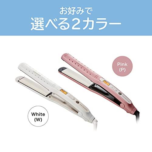 Kozumi Straightening Hair Iron, 13 Temperature Settings, Fast Heating, Negative Ion, International Compatible, White, KHS-8130/W