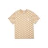 MLB Base Logo T Shirts Unisex Beige Crew Neck Moderate 3ATSM1023-50BGD