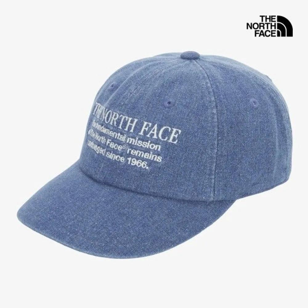 [The North Face] Винтажная плоская кепка_Деним СИНИЙ NE3CS04B BLUE