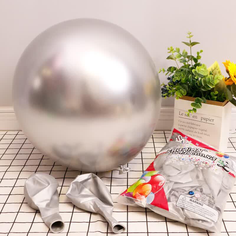 Hanweite Metallic Silver Balloons
