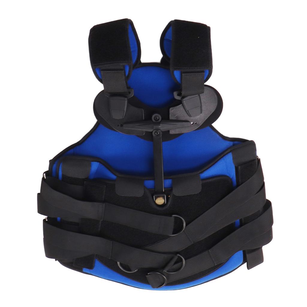 Svart Torakolumbal Fixationsortos Säker Bekväm Enkel Kontroll Ryggstödsortos Fäste