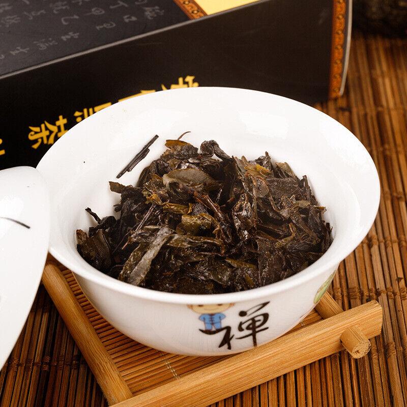 1kg Černý čaj Hunan Anhua ručně vyrobený z černého čaje z cihlového zlatého květu