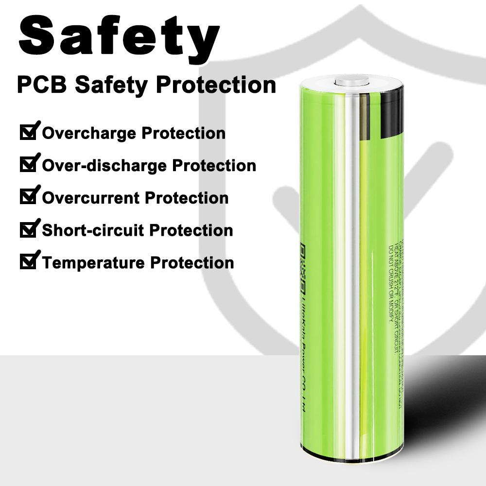 Liitokala 34B-PCB 18650 3400mAh Lithium Battery for High-Brightness Flashlights