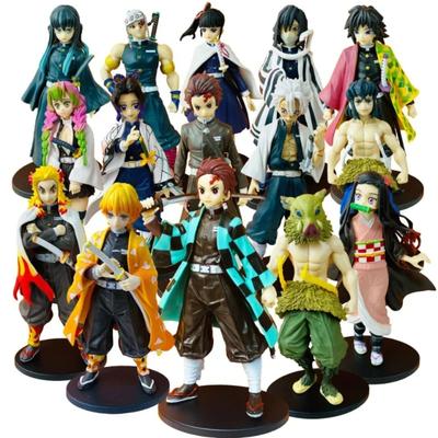Figuras de Acción Anime Demon Slayer Kimetsu No Yaiba Shinobu Nezuko Muñecos de PVC Modelo Colección Adornos Japón “”Juguetes Derivados