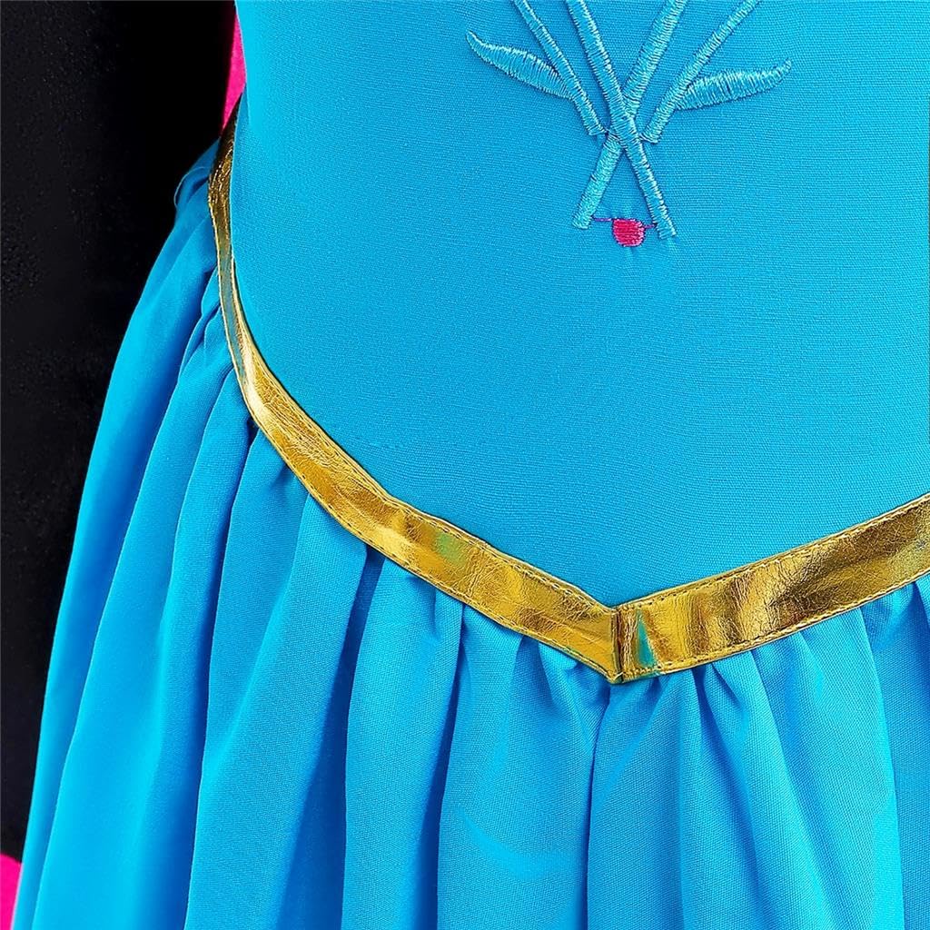 Toddler Girls Snow Princess Coronation Kids Halloween Princess Christmas Party Size Months [Dressy Daisy] Dress, Costume, Cosplay, Costume, 18-24
