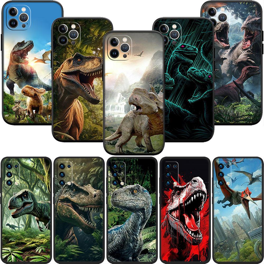 LO31 Dinosaur Soft Shell Phone Case for Redmi Note 13 14 Pro+ Plus A3 A3X 13X 13C 13R 14S 14C 14R
