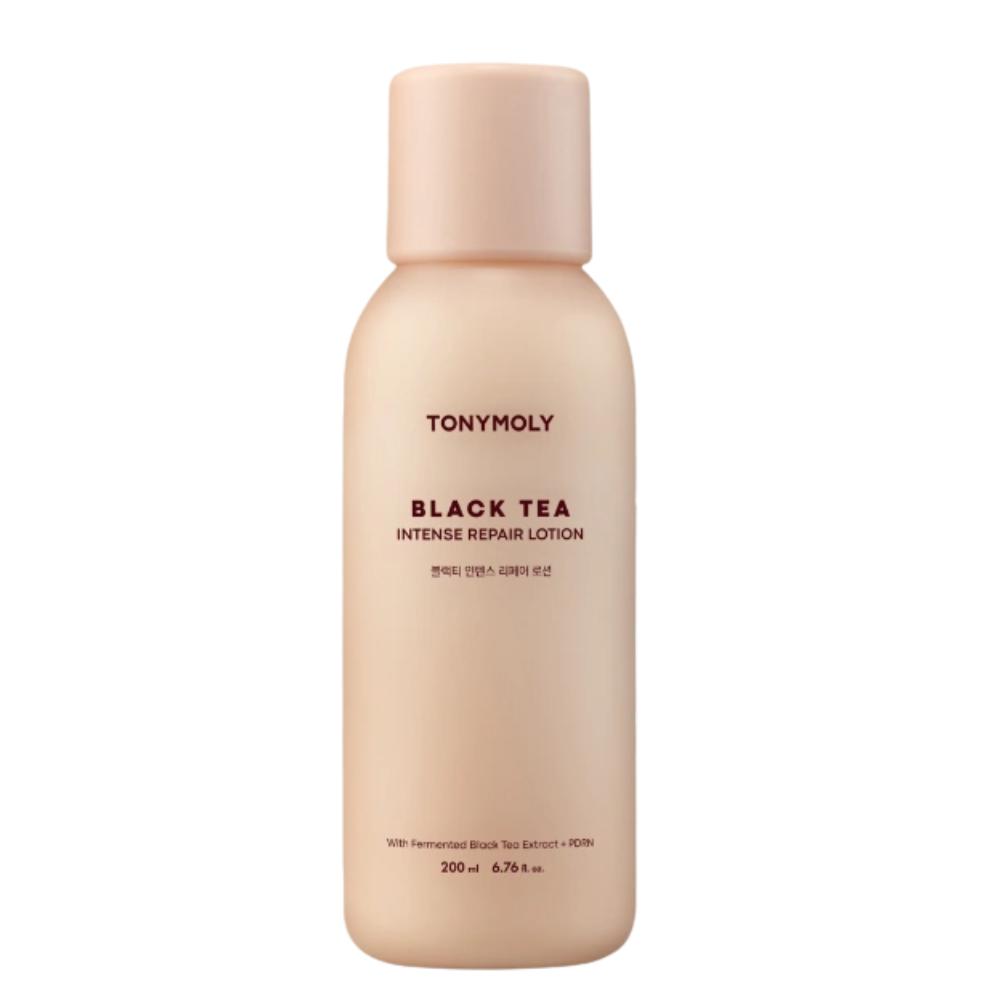 TONYMOLY Black Tea Intense Repair Lotion 200ml Anti-Aging & Nourishing Emulsion