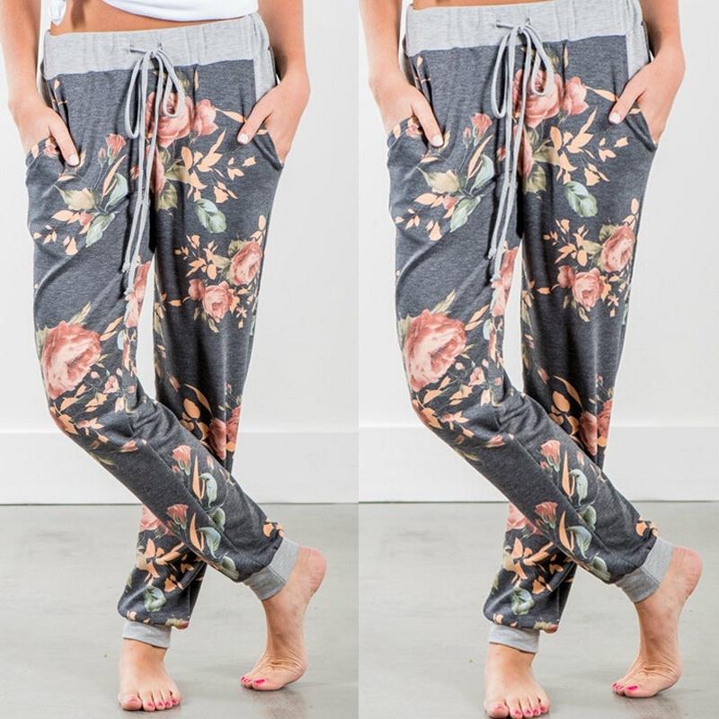 Women Comfy Soft Stretch Floral Print 